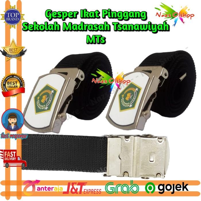 (Expert) Gesper Ikat Pinggang Anak Sekolah MTs Madrasah Tsanawiyah Ukurn Sedang