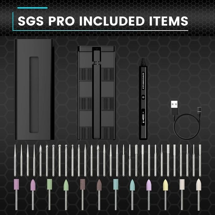 

Terbaru! Arrowmax Sgs Pro Cordless Engraving Pen / Alat Grafir Mini