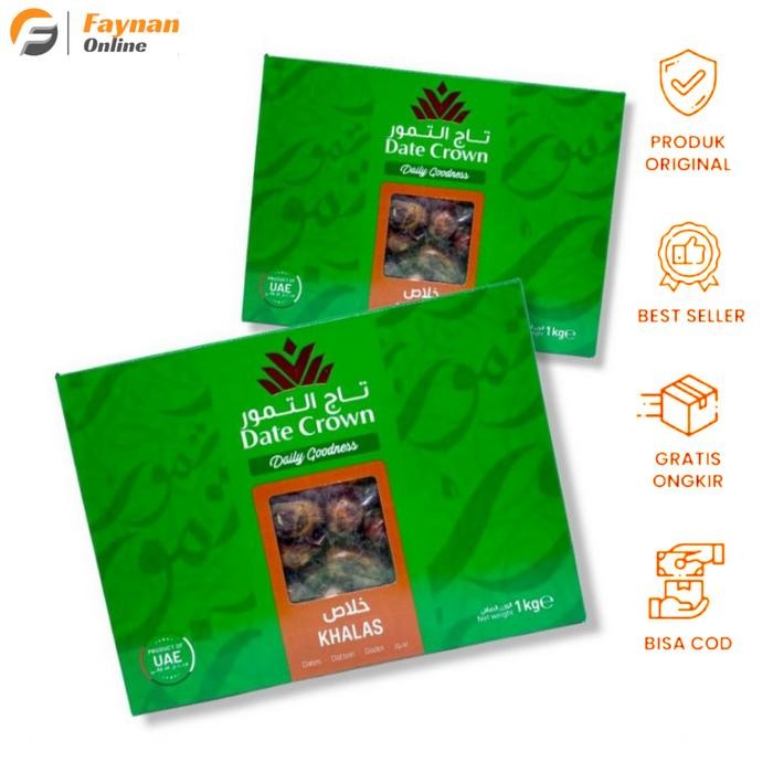 

Kurma Date Crown Khalas 1 kg