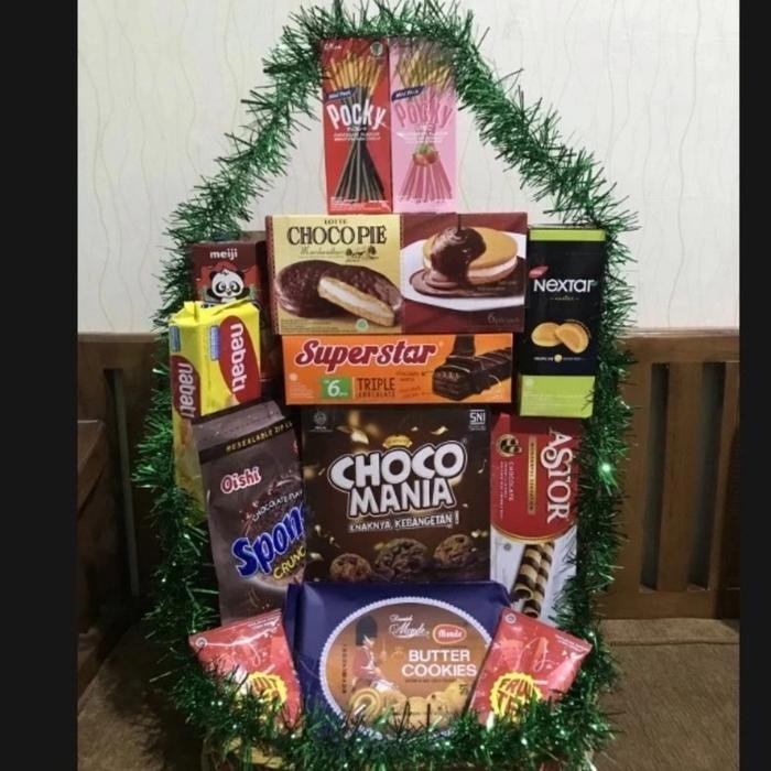 

Parcel Makanan Parsel Snack Besar Hadiah Natal / Lebaran / Imlek