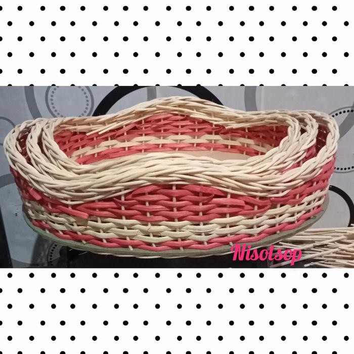 

kerajang parsel buah/bunga tanpa tangkai 1 set isi 3 merah jambu