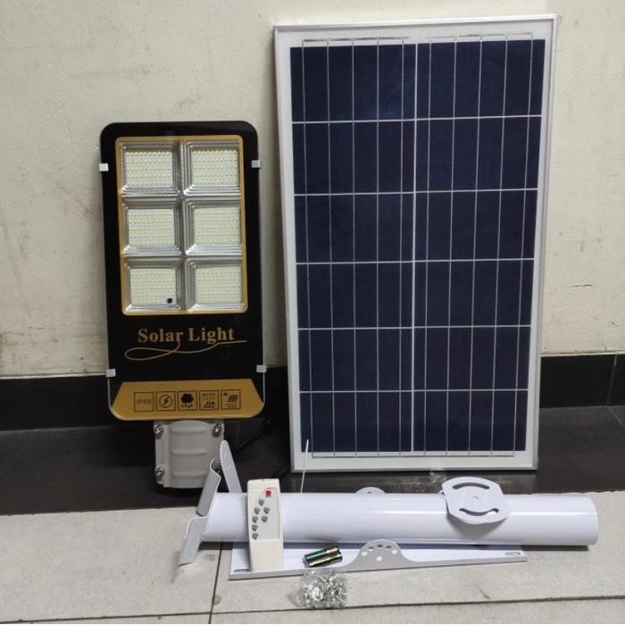 Lampu Jalan 2In1 200Watt 200W Lampu Tenaga Surya 200 Watt Lampu Jalan Tenaga Matahari 200W Terang