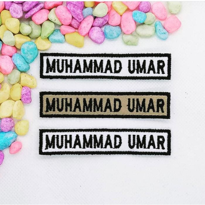 (Expert) Bed nama siswa , atribut seragam sekolah , papan nama , nama dada