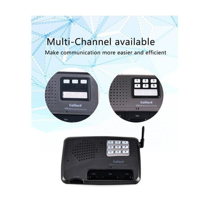 Telepon WIRELESS INTERCOM SYSTEM 6 STASIUN - CALFORD WI-9C