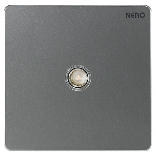 NERO SAKLAR OUTLET TV CASA X2TV-GR 1 GANG