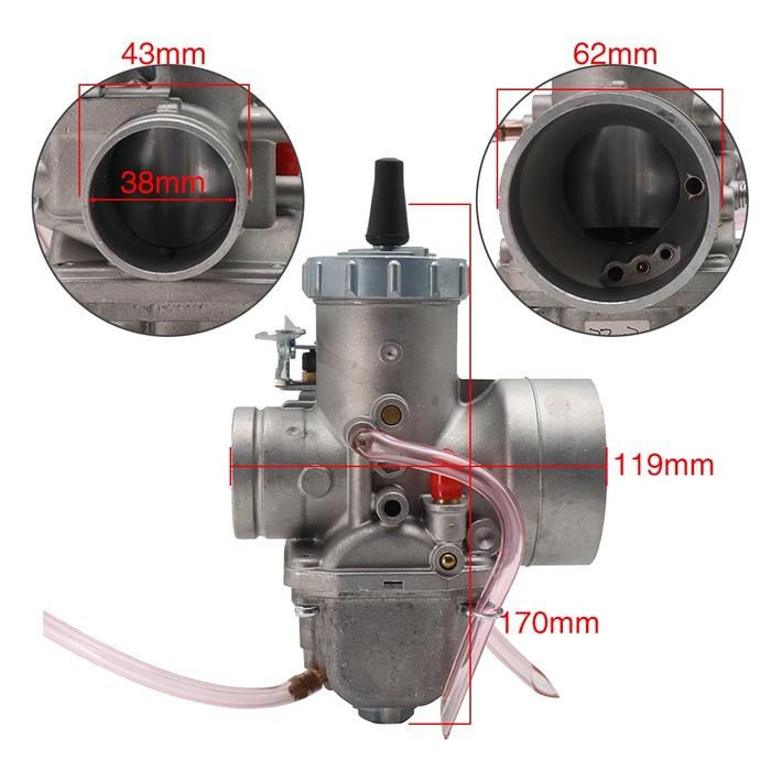 MOTORCYCLE CARBURETOR MIKUNI VM32-33 VM34-168 VM38-9 VM44-3
