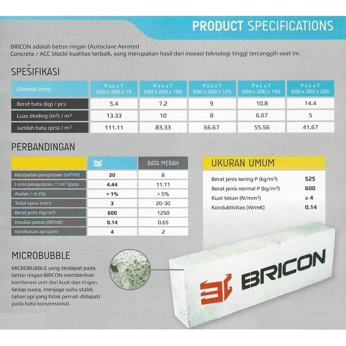 Expert BATA RINGAN AAC BRICON HEBEL