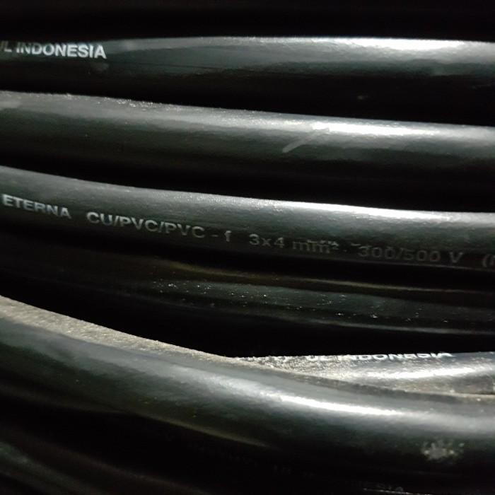 Expert Eterna Kabel Listrik Hitam Serabut NYYHY 3 x 4 / 3X4 MM