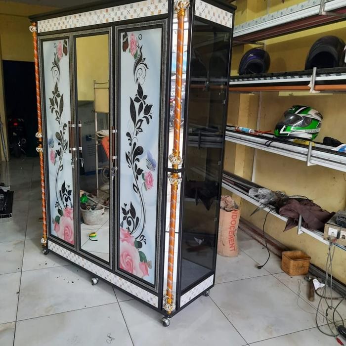 Lemari Pakaian Gas 3 Pintu Lemari Gas 2 Pintu Lemari Kaca Lemari Alumunium Nimalis Lemari Baju