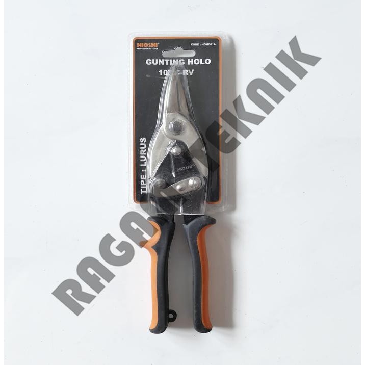 hioshi gunting holo lurus 10