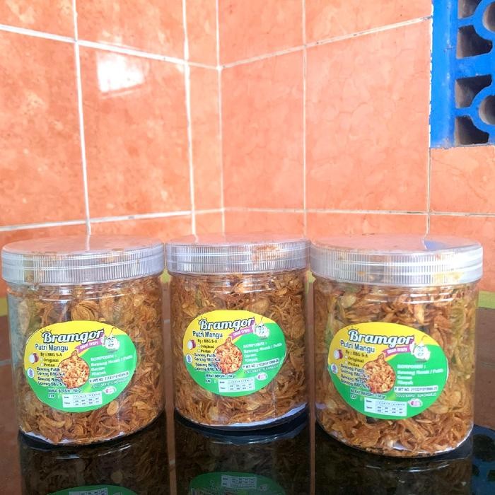 

3 toples bawang goreng putri mangu