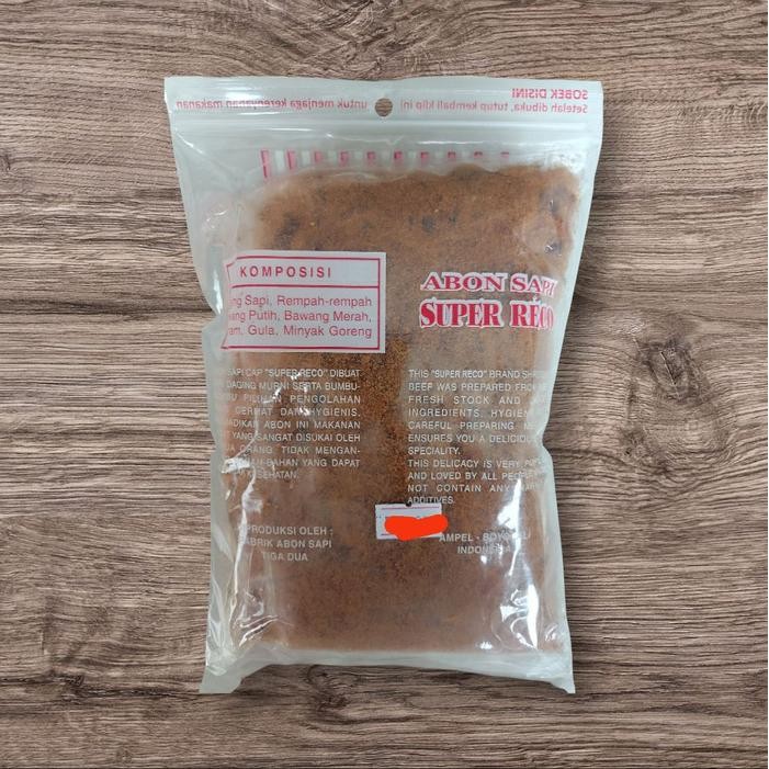 

abon daging sapi super RECO 250g