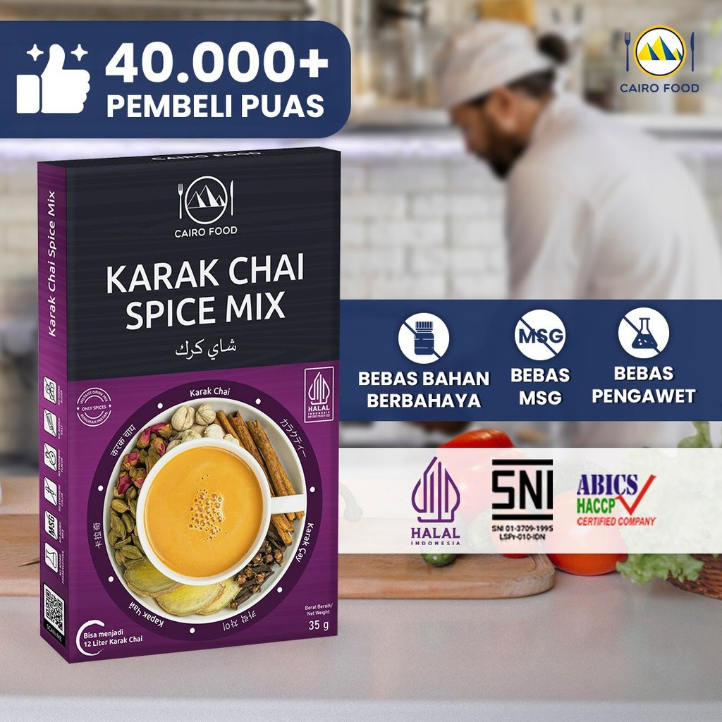 

Cairo Food - Bubuk Karak Chai Asli Rempah