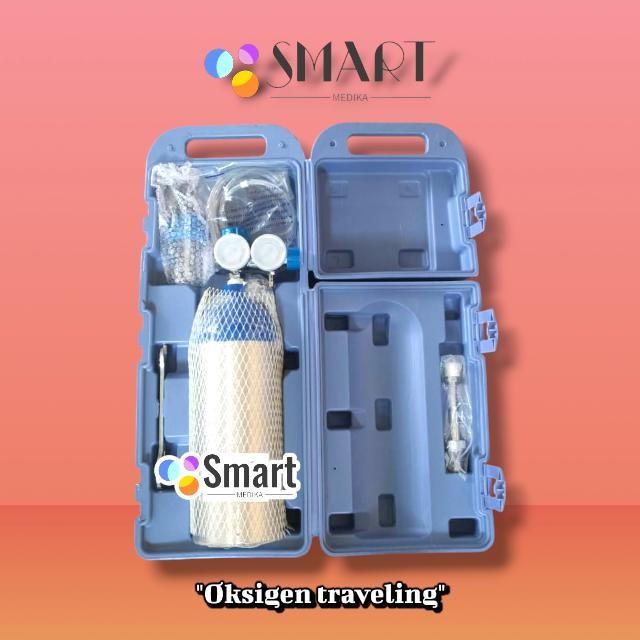 TABUNG OKSIGEN PORTABLE TRAVELING / OKSIGEN PORTABEL TRAVELING 2liter
