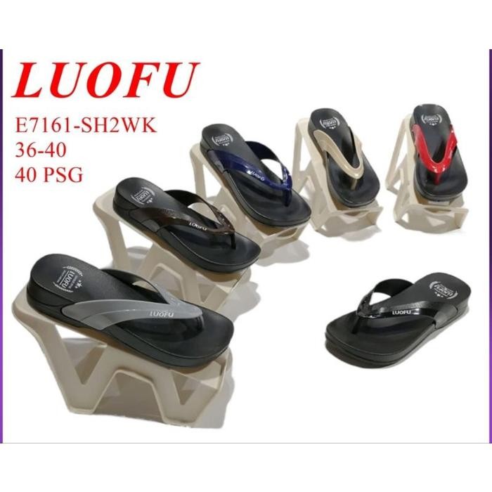 Luofu E7161 & E 7161 Sh/Sh2Wk Sandal Jepit Wanita Empuk Ringan -Gratisongkir