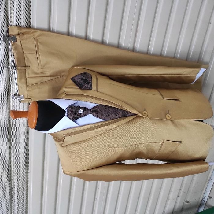 Terbaik 1Stel Semi Woll Jas Celana Jas Manten Jas Nikah Jas Pengantin Jas Wedding Jas Pria Formal