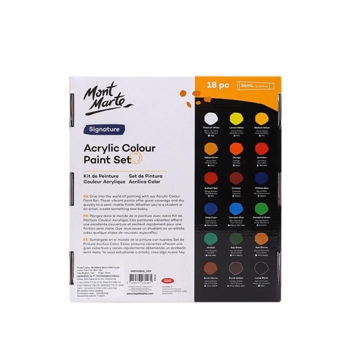 

Promo! Mont Marte Acrylic Set Cat Akrilik 18 Warna 36Ml