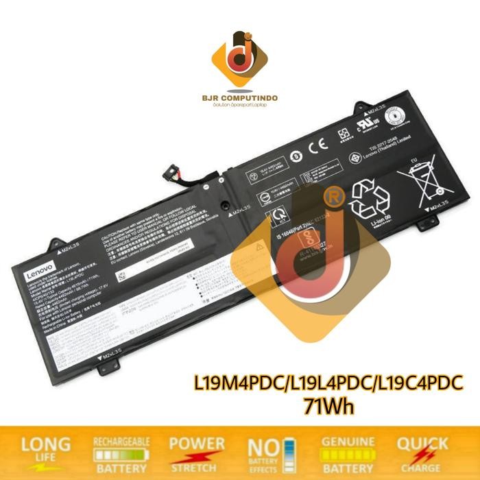 Baterai Lenovo Ideapad Yoga Slim 7i Pro 14ITL5 EVO i7 L19M4PDC 2 in 1