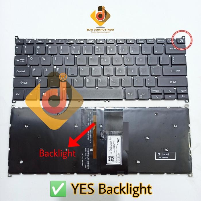 Keyboard Acer Aspire 5 A514-52 A514-52G A514-52G-71LX Backlight
