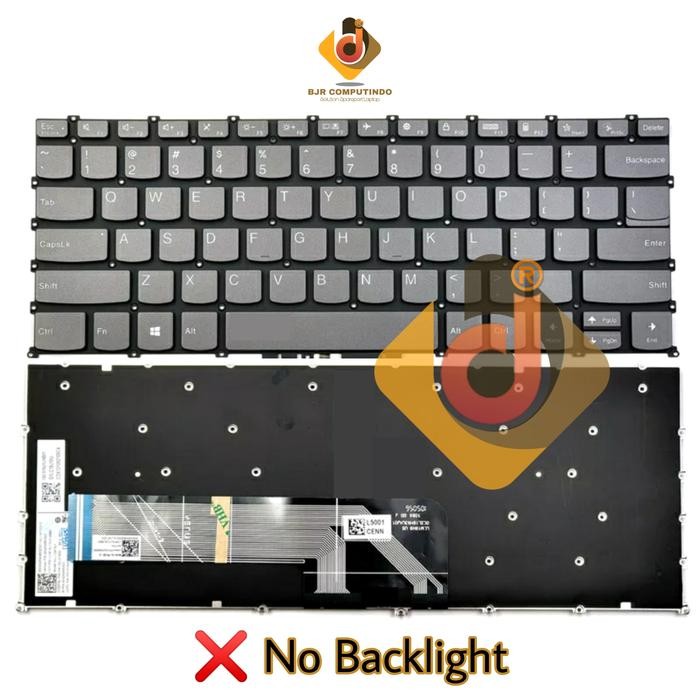 Keyboard Lenovo Yoga Slim 7 Pro 14ACH5 14ARH5 14IHU5 14-ITL5 US Grey