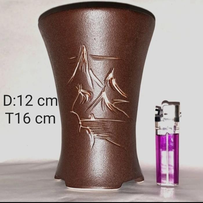 pot keramik bonsai cascade,sansivera,kaktus,sukulen