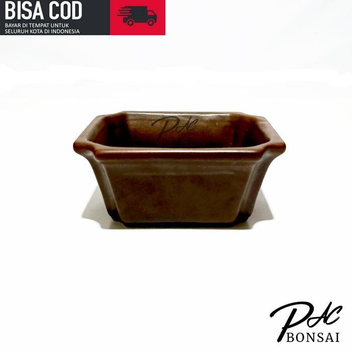 COD Pot Keramik Bonsai Sukulen Adenium Kaktus Berkualitas