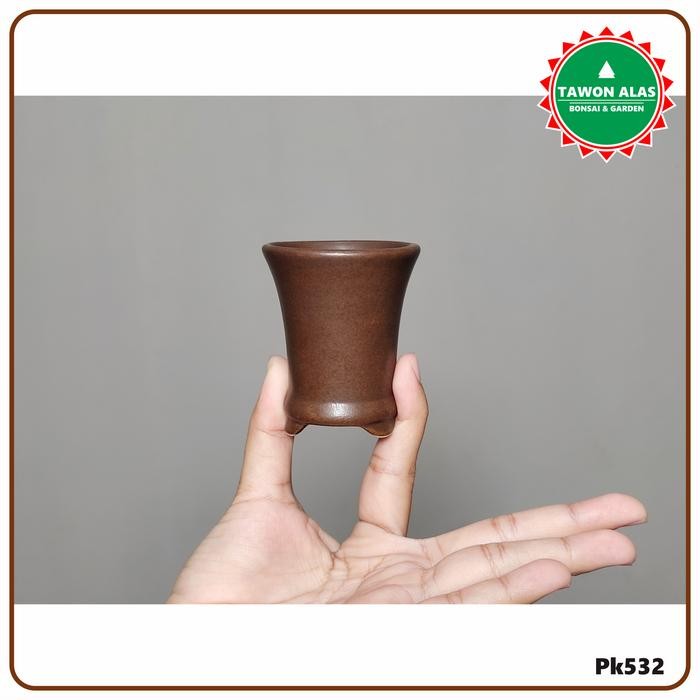 Pot Bonsai Keramik Mame Shito Mini Kecil