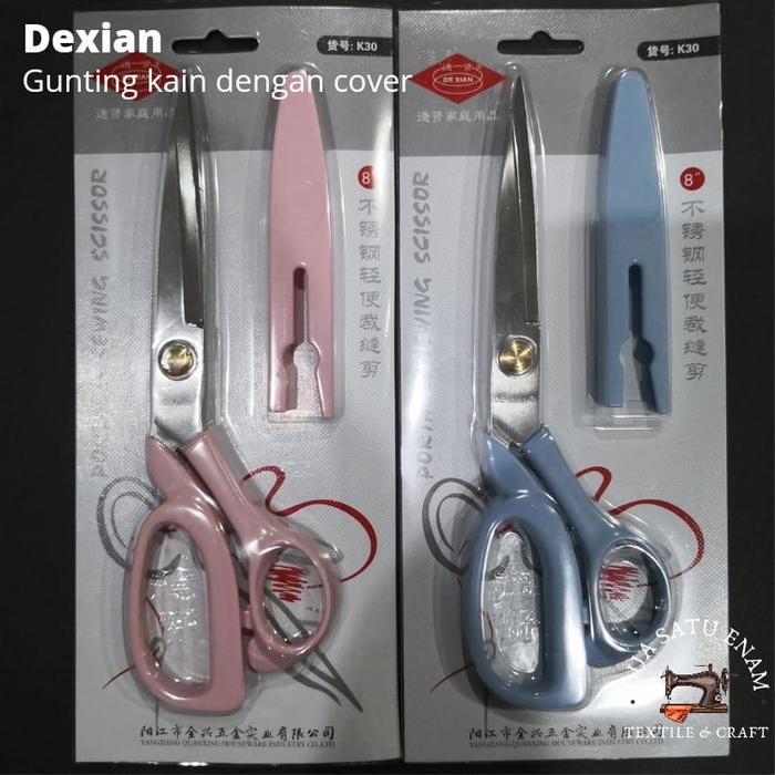 

AT Gunting Jahit merk De Xian (+Penutup Gunting)