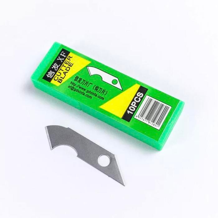 

AT Mata Pisau Reffil Cutter Acrylic ISI 10 PCS / Isi Pisau Cutter Akrilik