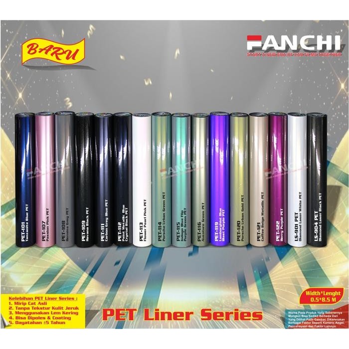 

AT Sticker PET & Laser Diamond Fanchi 50cm (mtr)