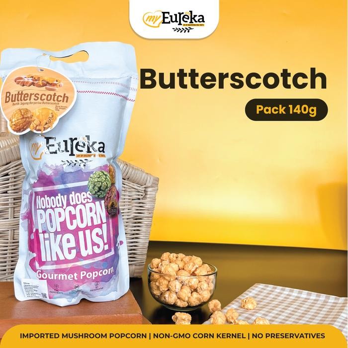 

Eureka Snack Popcorn Butterscotch Pack 140G