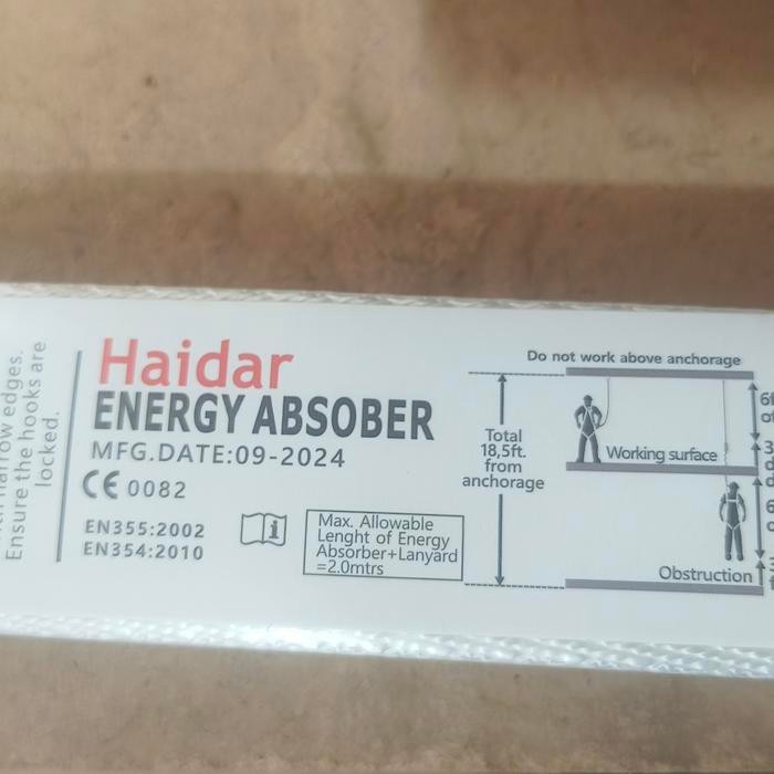Absorber Lanyard Safety Pengaman Body Harness Energy Absorber Safety