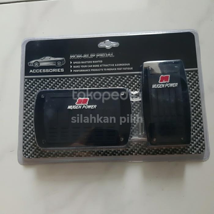Pedal Pad Mobil Matic Universal / Cover Pedal - Mugen Power (Matic)