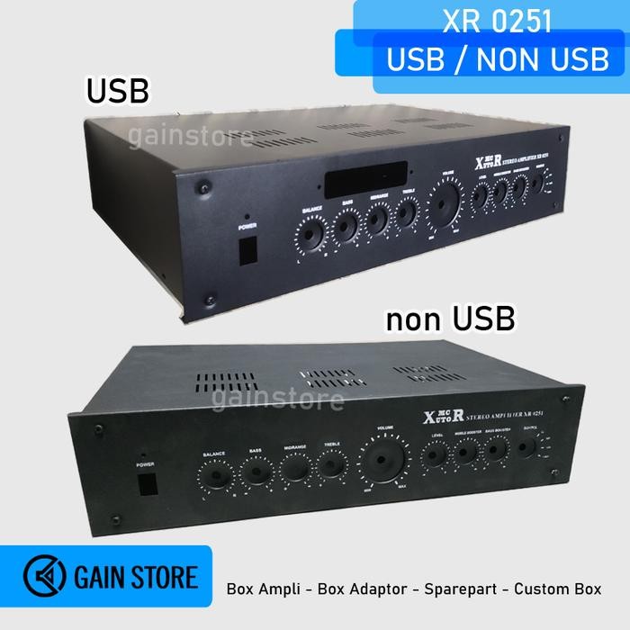 Box Ampli Amplifier Xutor Xr 0251 Usb-Non Plat Besi