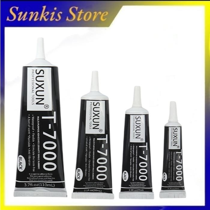 

AT Lem Suxun Serbaguna 50ml T7000 Hitam untuk Perekat Lcd dan Backdoor Hp
