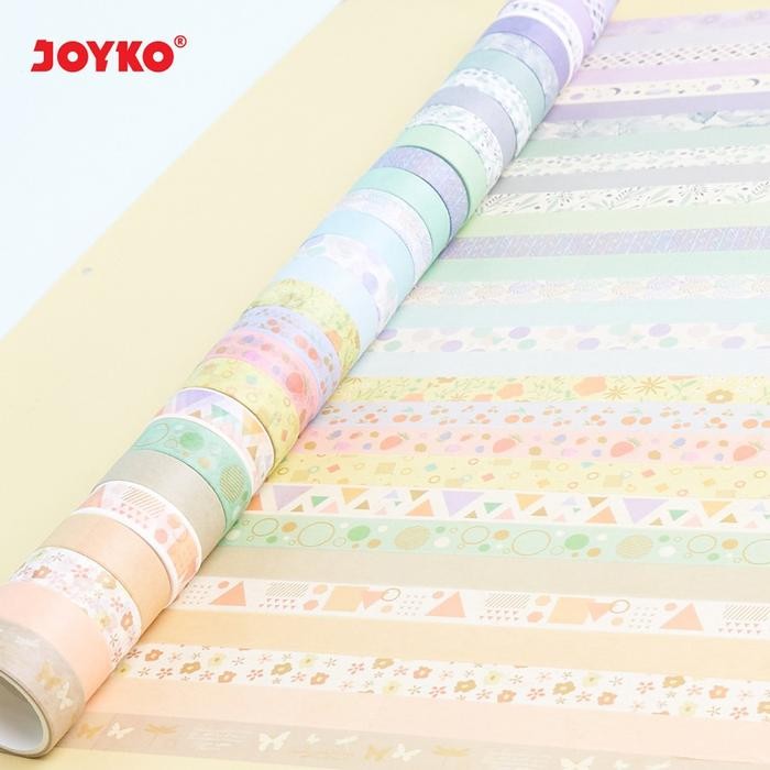 

AT Washi Tape / Pita Perekat Selotip Kertas Warna Joyko