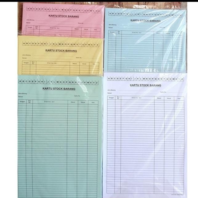 

AT Kartu Stok Barang Folio isi 100 lembar