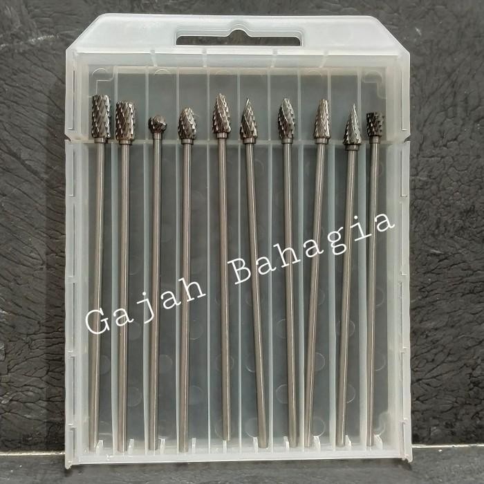 Mata cuner 3mm x 6mm Long panjang set 10 pcs Mata tuner Mata bor cun