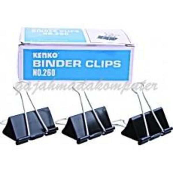 

AT Penjepit Kertas Binder Clip Paper Clip Kenko 260