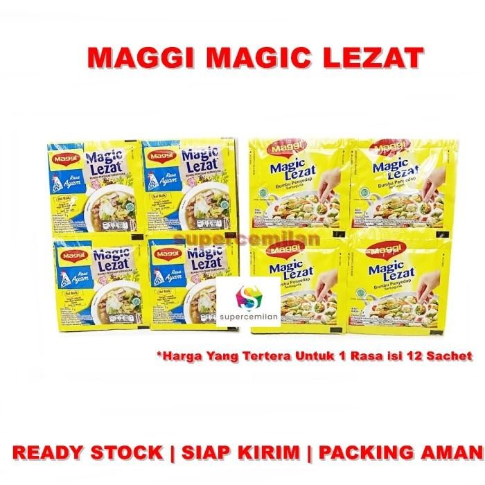 

(Expert) Maggi Magic Lezat Bumbu Penyedap Serbaguna / Rasa Ayam (isi 12 sachet)