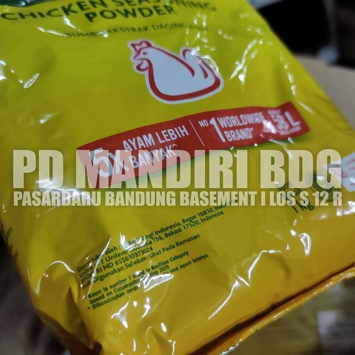 

(Expert) KNORR CHICKEN SEASONING POWDER 1 KG / KALDU AYAM / REFILL / POUCH