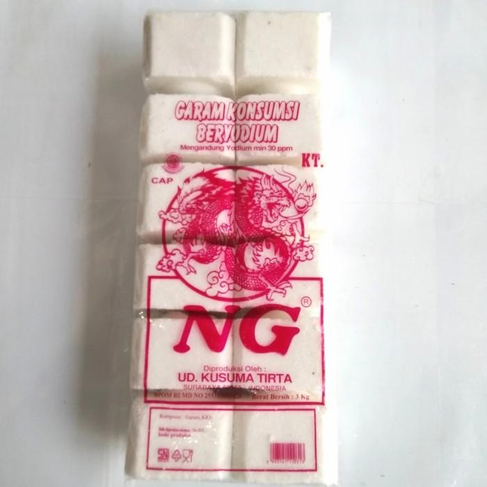 (Expert) Garam bata cap naga 3000gr/pack (Isi 12 pcs)