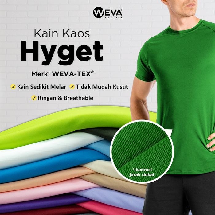 AT Bahan Kain Hyget Kain Kaos Partai Berkualitas Kain Furing Hyget