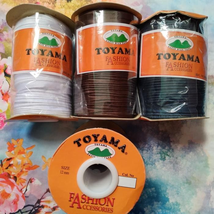 

AT Bisban Isi / Satin Bias Tape Putih per Roll