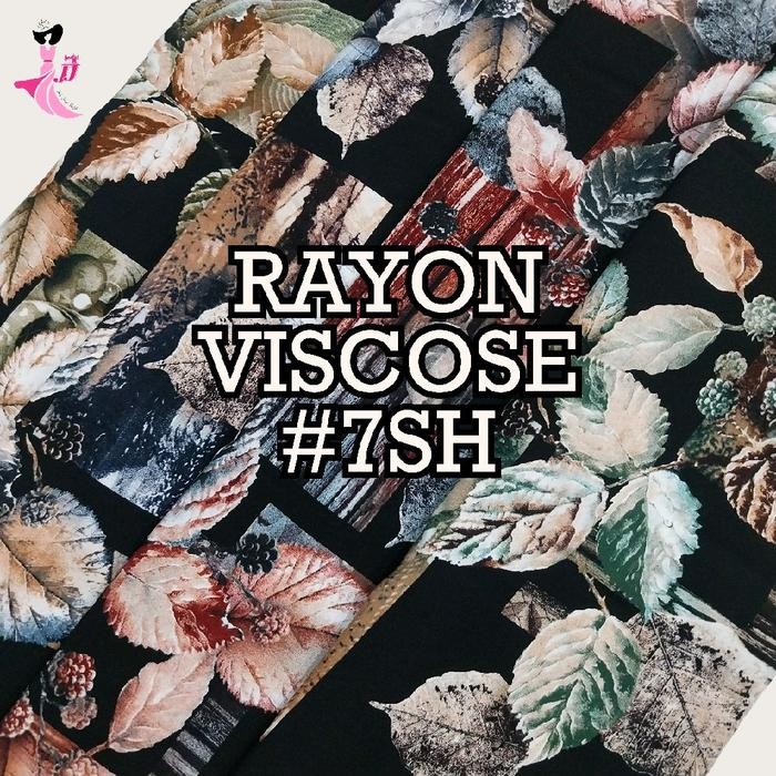 

AT [#7sha] rayon viscose import meteran / viscose premium import / kain rayon print / rayon premium