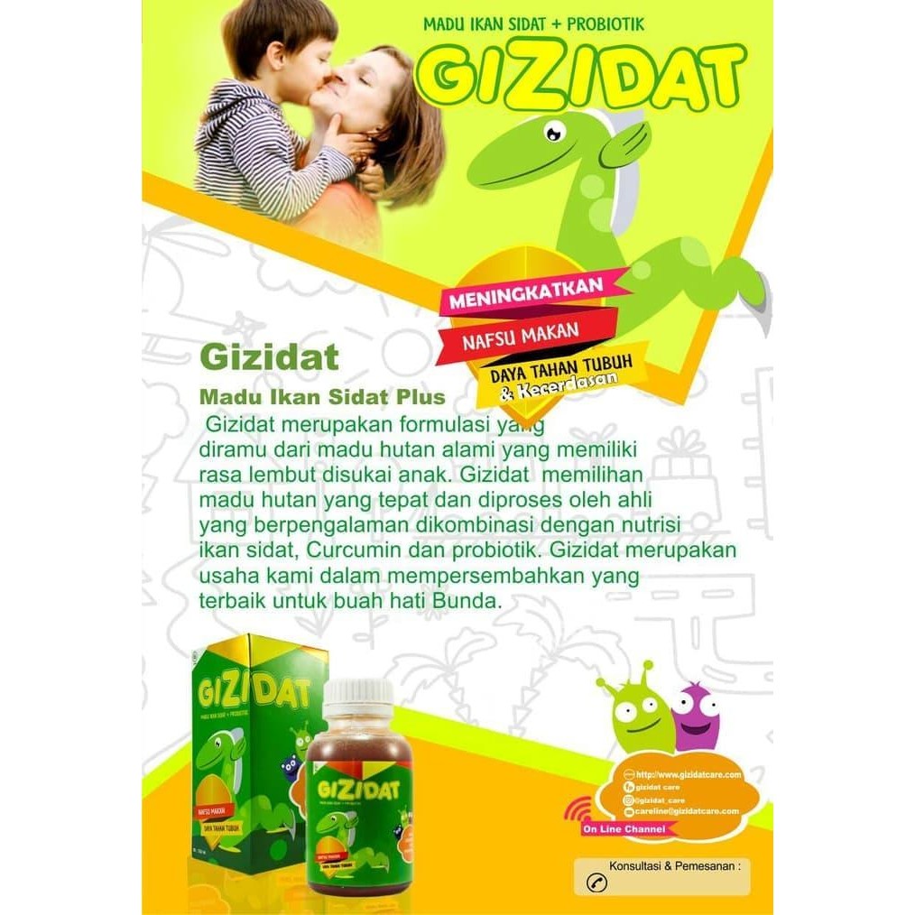 

Madu Anak Gizidat Original Madu Hutan Ikan Sidat