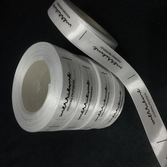 

AT Sablon Label Pita Satin 1/2 inch (Lebar 1.25 cm)