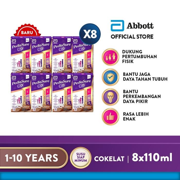 

(Expert) ABBOUT PEDIASURE UHT 8PCS X 110ML VANILA COKELAT