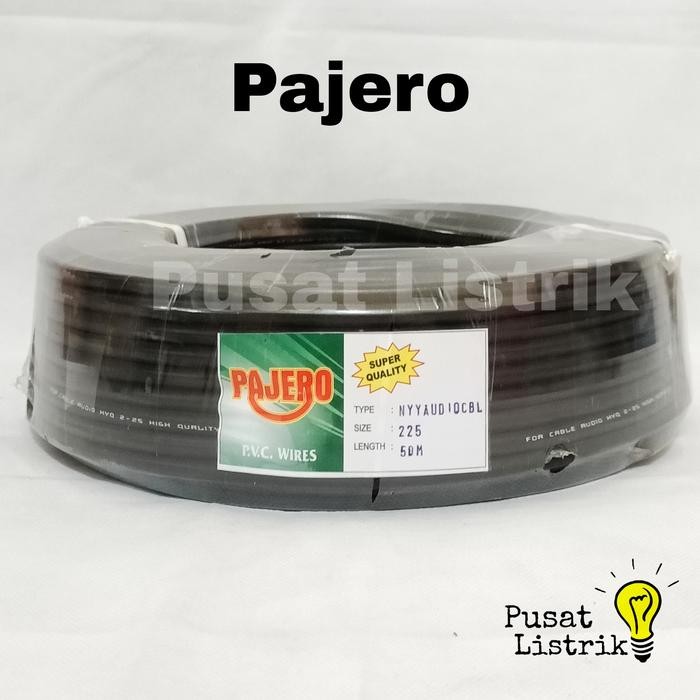 Kabel Listrik 2x2,5 50m Hitam Kabel Serabut Hitam 50m Full Pajero