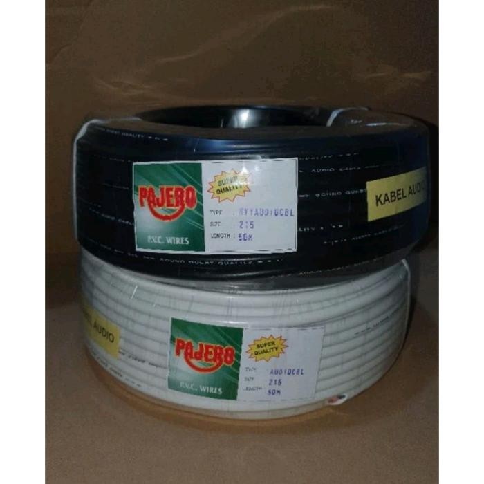 Kabel hyo 2x1.5 50 meter PAJERO Kabel listrik serabut 2x1.5 PAJERO